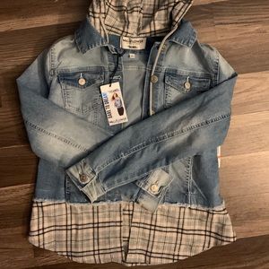 Jean and Plaid Jacket